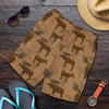 Moose Pattern Print Design 03 Mens Shorts