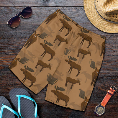 Moose Pattern Print Design 03 Mens Shorts