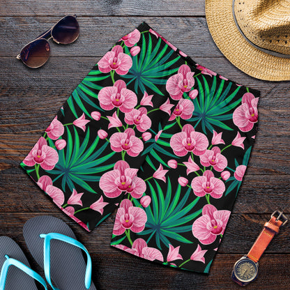 Orchid Pink Pattern Print Design OR06 Mens Shorts