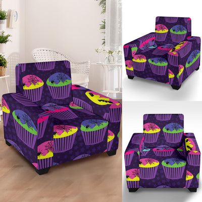 CupCake Halloween Armchair Slipcover