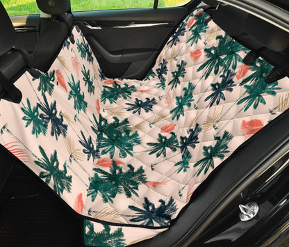 Palm Tree Pattern Print Design PT014 Rear Dog  Seat Cover