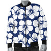 Hibiscus Pattern Print Design HB013 Men Bomber Jacket