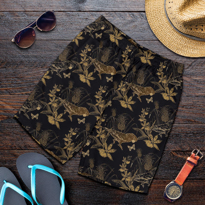 Parakeet Pattern Print Design A05 Mens Shorts