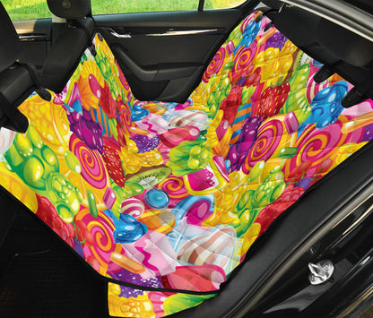 Candy Pattern Print Design CA01 Rear Dog  Seat Cover