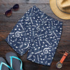 Music note Pattern Print Design A02 Mens Shorts