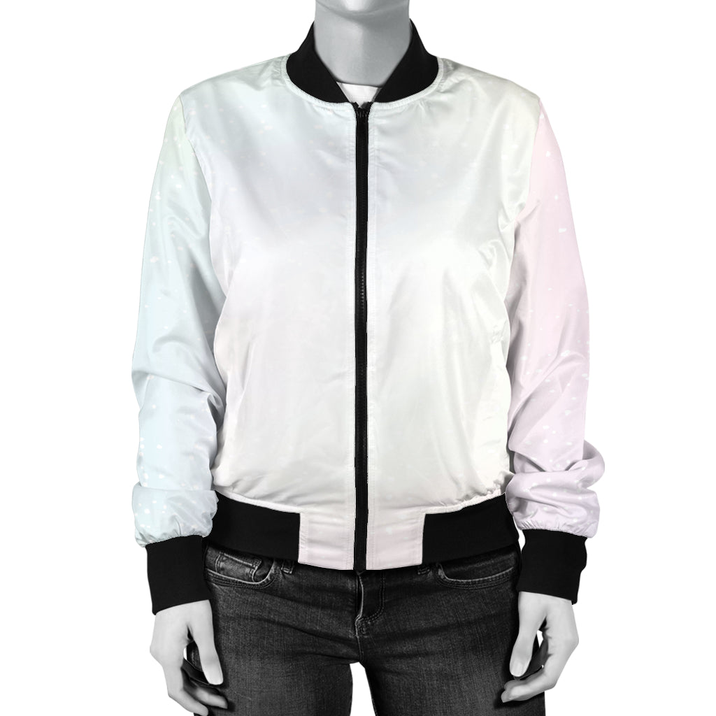 Nebula Pattern Print Design A02 Women's Bomber Jacket