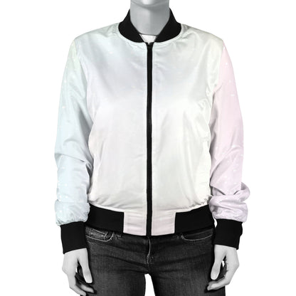 Nebula Pattern Print Design A02 Women's Bomber Jacket