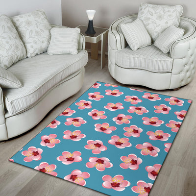 Cherry Blossom Pattern Print Design CB09 Area Rugs