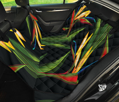 Bird Of Paradise Pattern Print Design BOP012 Rear Dog  Seat Cover