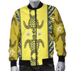 Polynesian Turtle Hawaiian Design Print Men Bomber Jacket