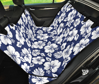 Hibiscus Pattern Print Design HB012 Rear Dog  Seat Cover