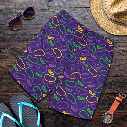 Mardi Gras Pattern Print Design 04 Mens Shorts