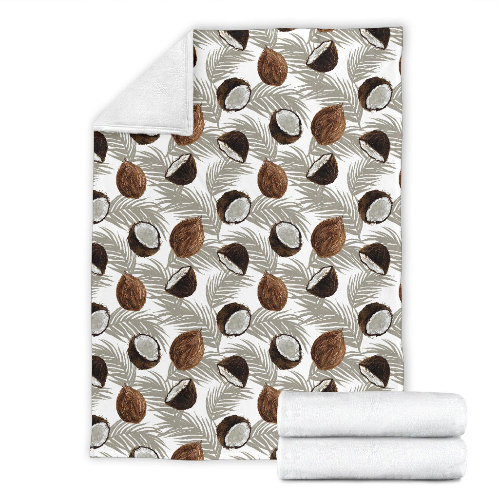 Coconut Pattern Print Design CN03 Fleece Blanket