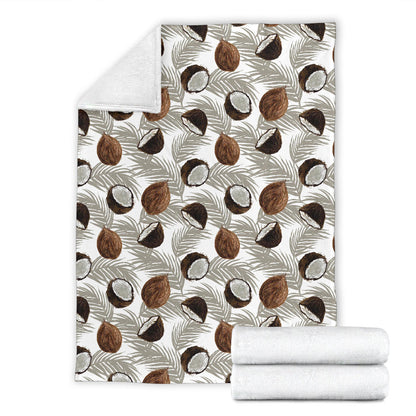 Coconut Pattern Print Design CN03 Fleece Blanket
