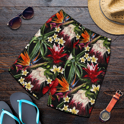 Summer Floral Pattern Print Design SF03 Mens Shorts