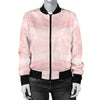 Marble Pattern Print Design 03 Women's Bomber Jacket