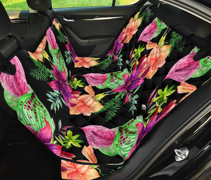 Amaryllis Pattern Print Design AL09 Rear Dog  Seat Cover