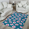 Cherry Blossom Pattern Print Design CB08 Area Rugs