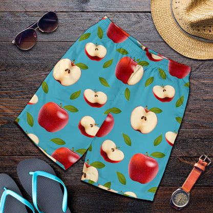 Apple Pattern Print Design AP012 Mens Shorts