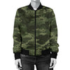 Army Camouflage Pattern Print Design 02 Women's Bomber Jacket