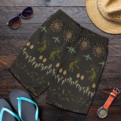 Mayan Pattern Print Design 04 Mens Shorts