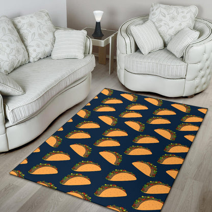 Taco Pattern Print Design TC04 Area Rugs