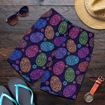 Easter Eggs Pattern Print Design RB012 Mens Shorts