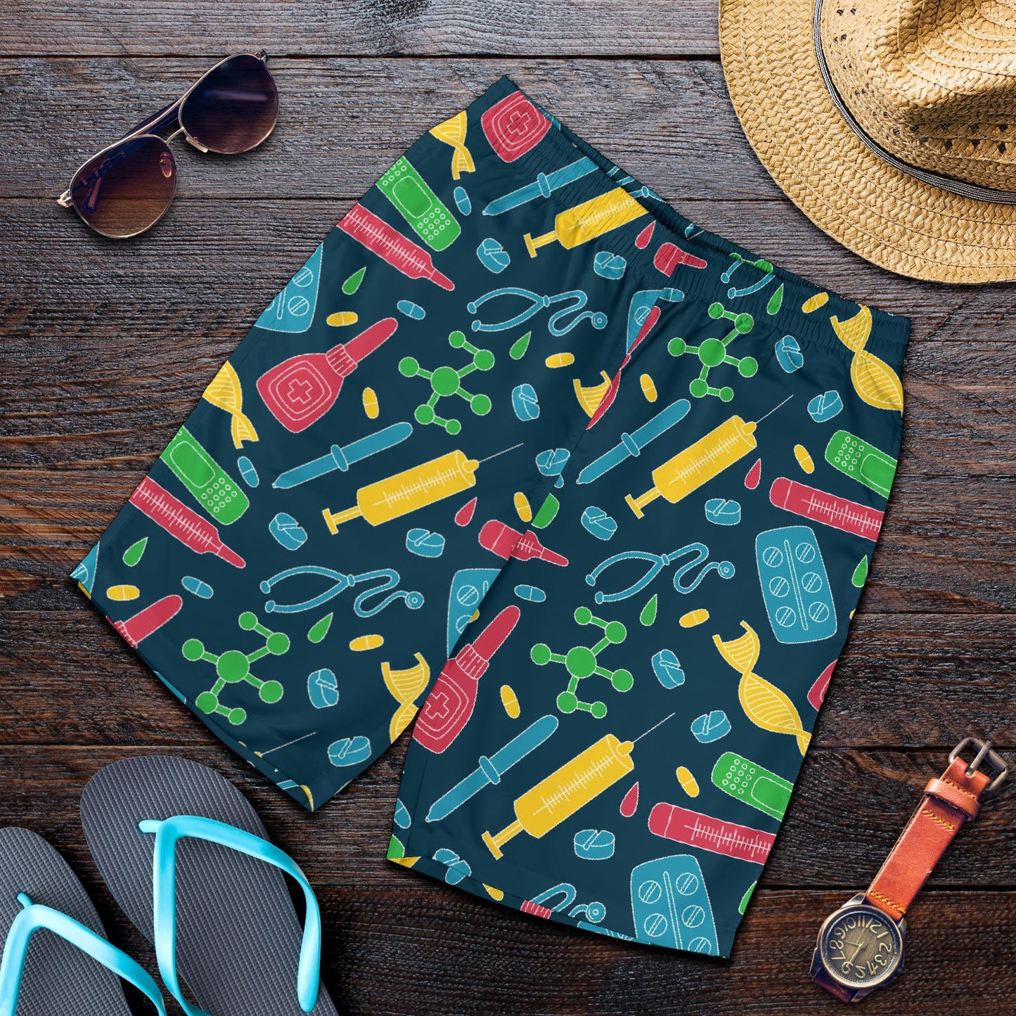 Phlebotomist Pattern Print Design A03 Mens Shorts