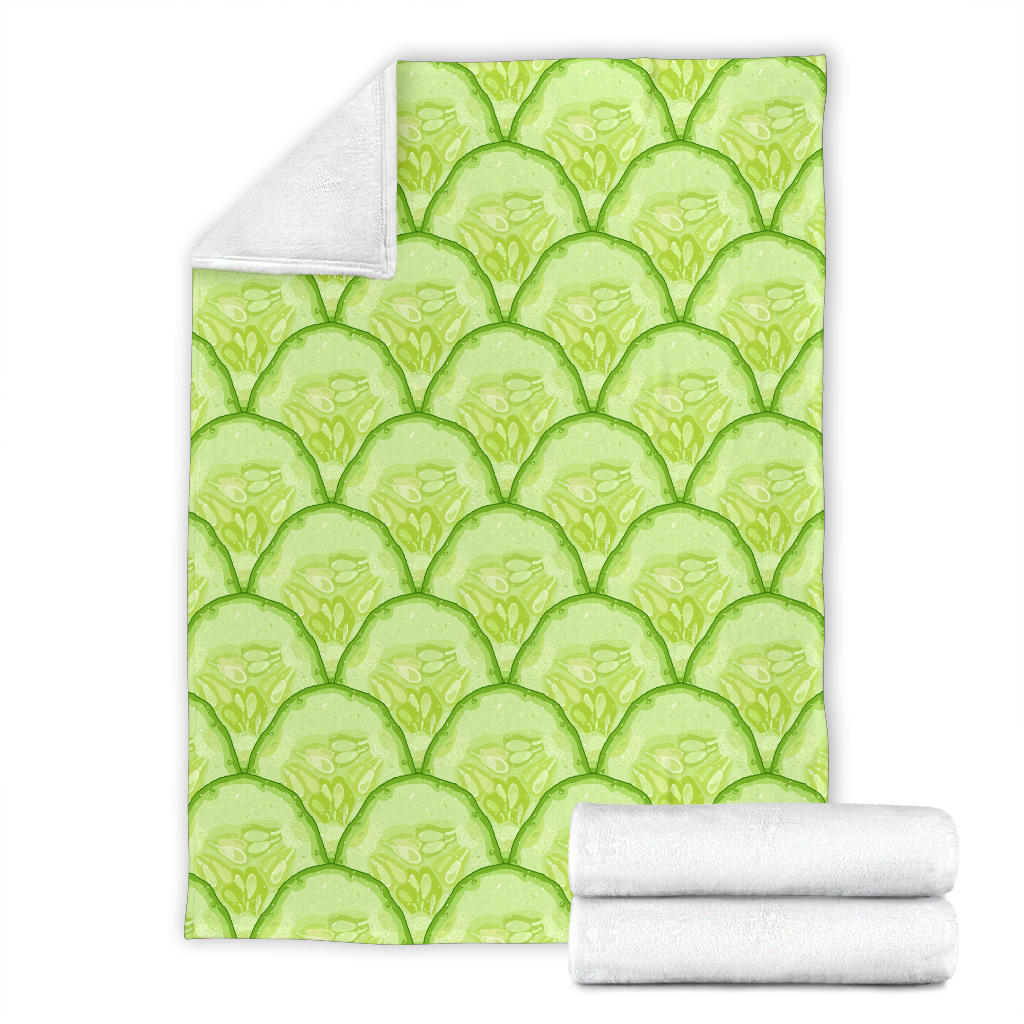Cucumber Pattern Print Design CC04 Fleece Blanket