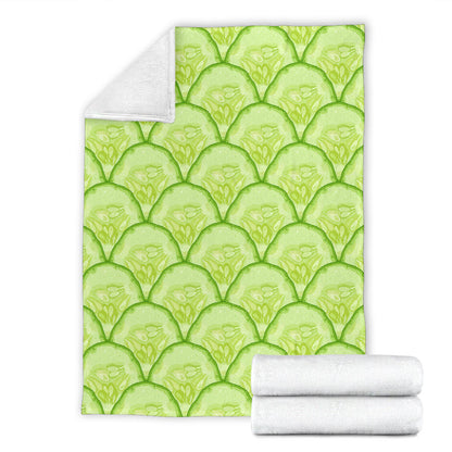 Cucumber Pattern Print Design CC04 Fleece Blanket