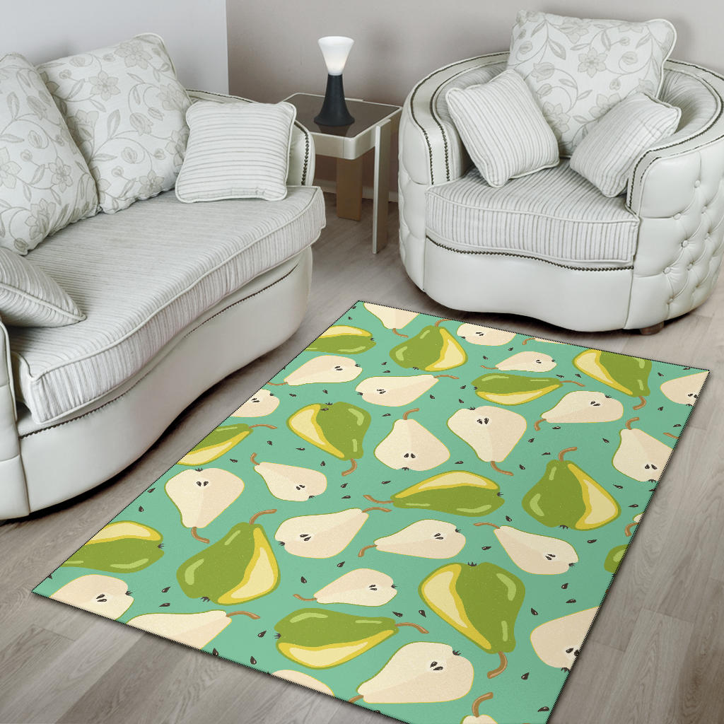 Pear Pattern Print Design PE04 Area Rugs