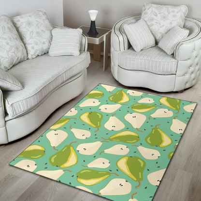 Pear Pattern Print Design PE04 Area Rugs