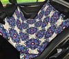 Lotus Boho Pattern Print Design LO08 Rear Dog  Seat Cover