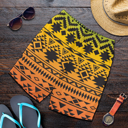 Rastafarian Pattern Print Design A04 Mens Shorts