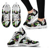 Apple blossom Pattern Print Design AB07 Sneakers White Bottom Shoes