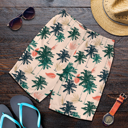 Palm Tree Pattern Print Design PT014 Mens Shorts