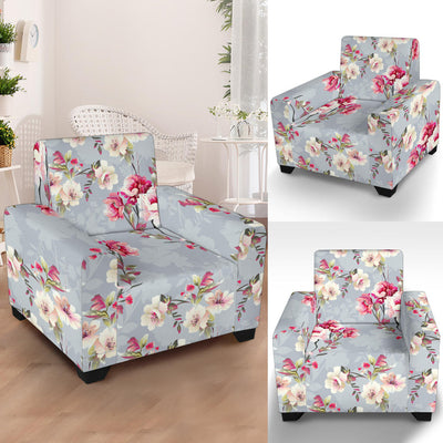 Summer Floral Pattern Print Design SF02 Armchair Slipcover