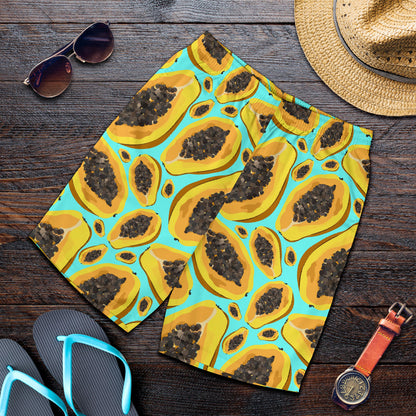 Papaya Pattern Print Design PP03 Mens Shorts