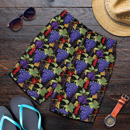 Grape Pattern Print Design GP05 Mens Shorts
