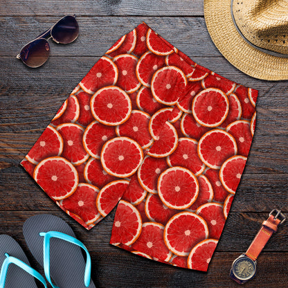 Grapefruit Pattern Print Design GF05 Mens Shorts