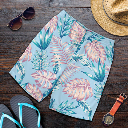 Tropical Flower Pattern Mens Shorts