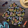 Butterfly Water Color Rainbow Mens Shorts