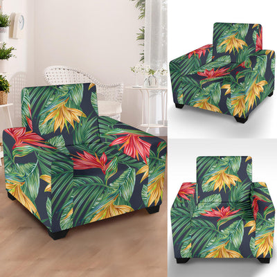 Bird Of Paradise Pattern Print Design BOP09 Armchair Slipcover