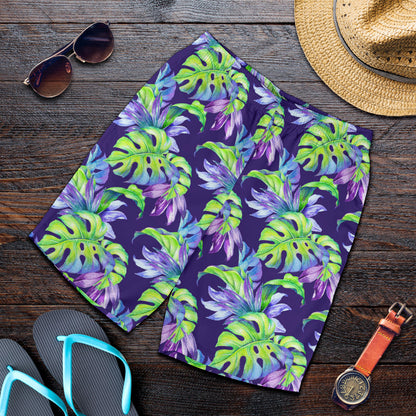 Tropical Flower Pattern Print Design TF019 Mens Shorts