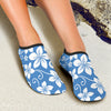 Hibiscus Pattern Print Design HB09 Aqua Water Shoes