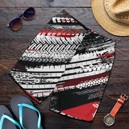 Racing Pattern Print Design A03 Mens Shorts