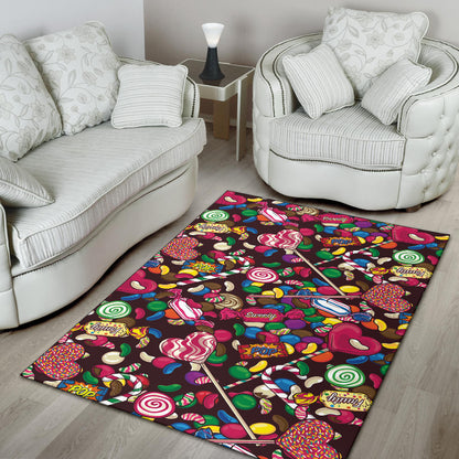 Candy Pattern Print Design CA02 Area Rugs