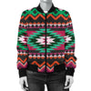 Mexican Pattern Print Design 01 Women's Bomber Jacket