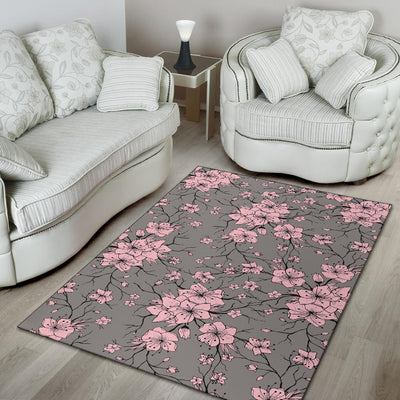 Cherry Blossom Pattern Print Design CB05 Area Rugs