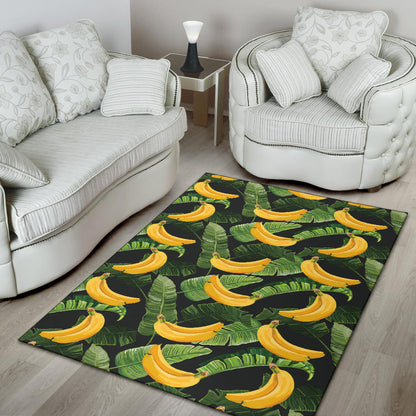 Banana Pattern Print Design BA01 Area Rugs